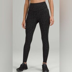EUC - Lululemon Base Pace High-Rise Tight
28" Colour Leopard Camo Deep Coal